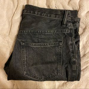 Everlane Button Front Straight Leg Jeans